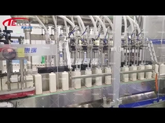Linha de enchimento de acompanhamento de produção de loção corporal de gel de banho totalmente automática